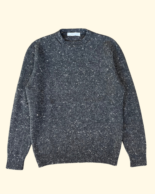 Purl Stitch C/N | Charcoal Fleck