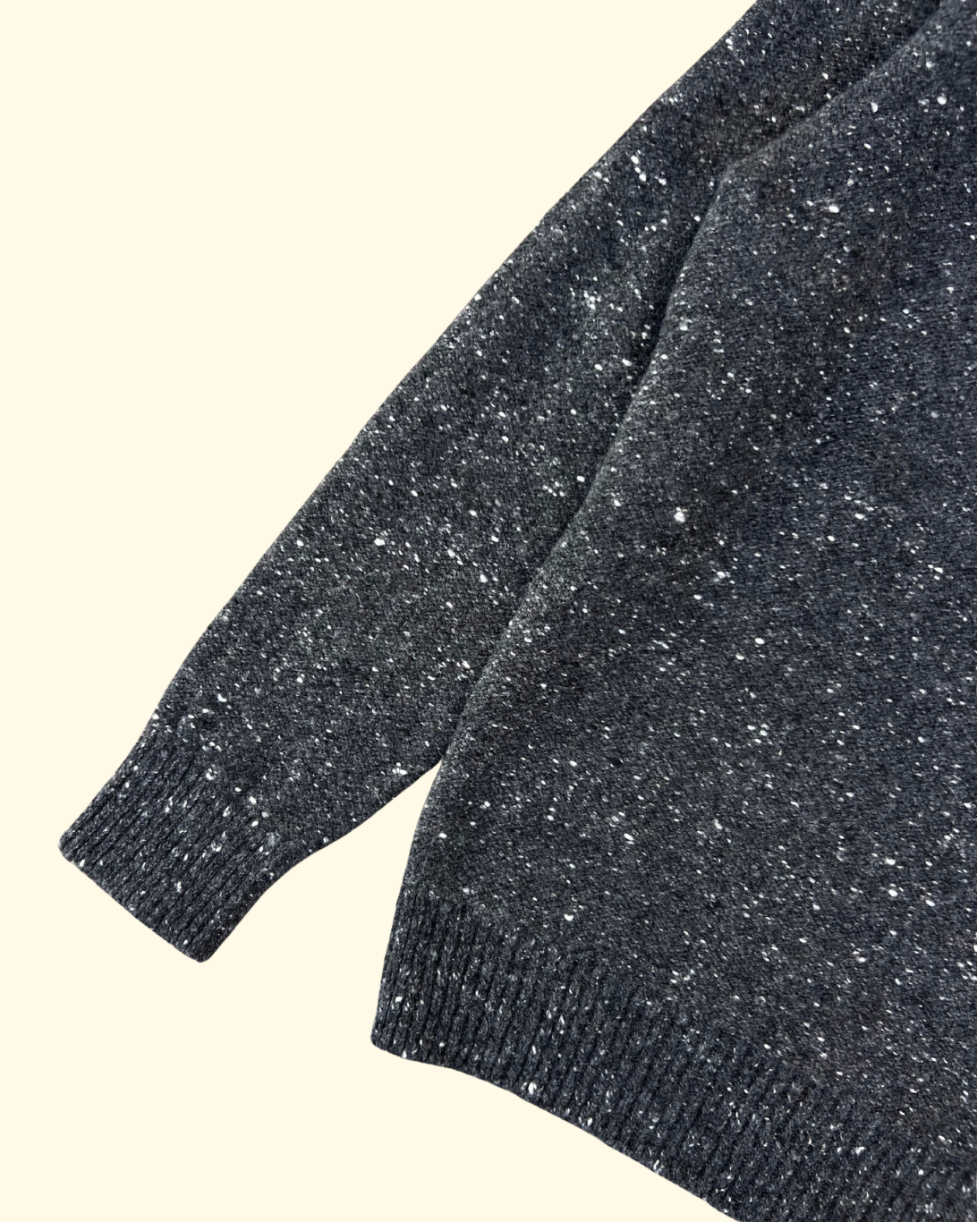 Purl Stitch C/N | Charcoal Fleck