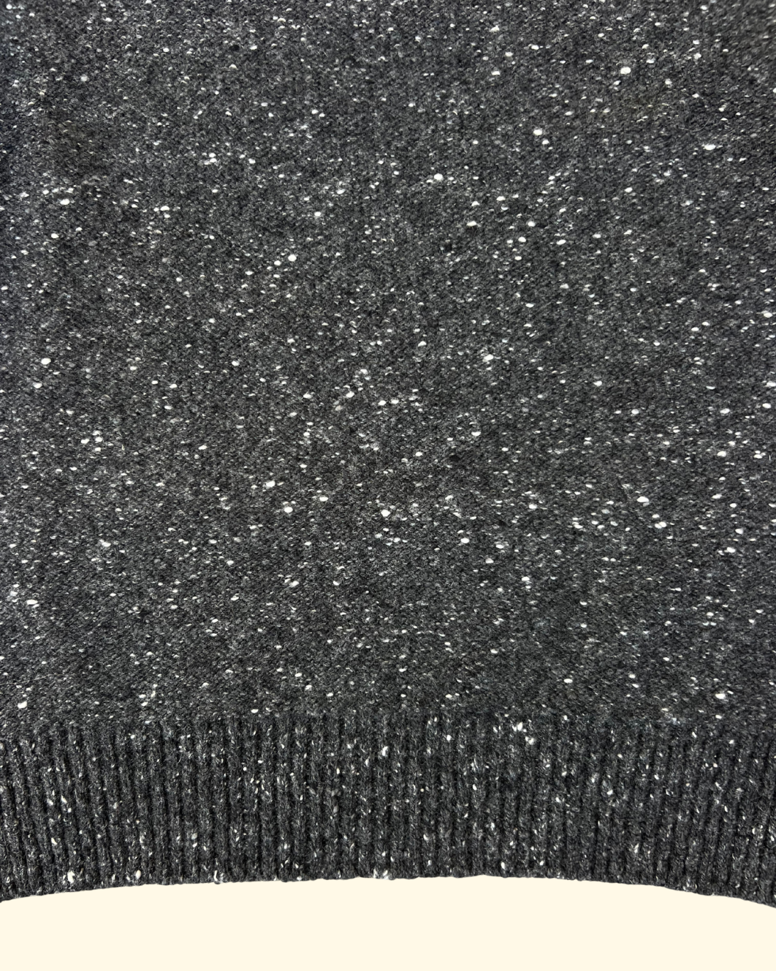 Purl Stitch C/N | Charcoal Fleck