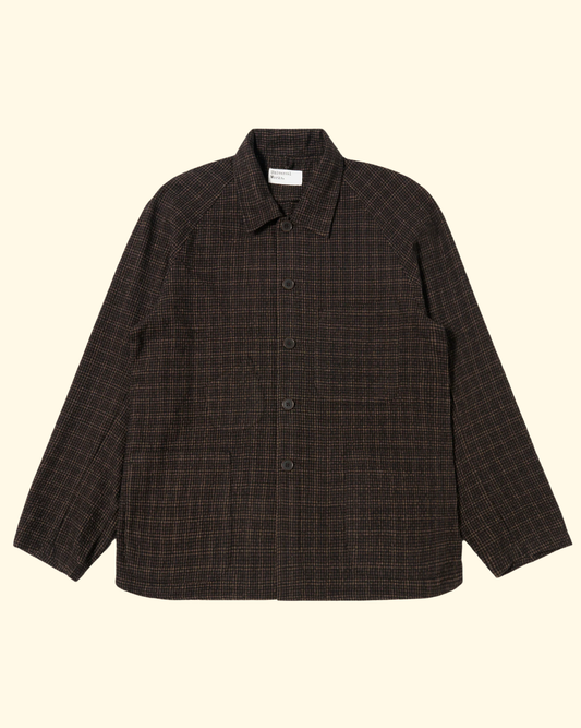 Station Cedar Check Jacket | Brown