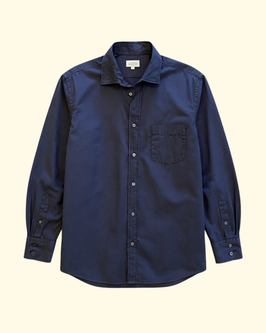 Paul Pat Woven Shirt | Dark Navy