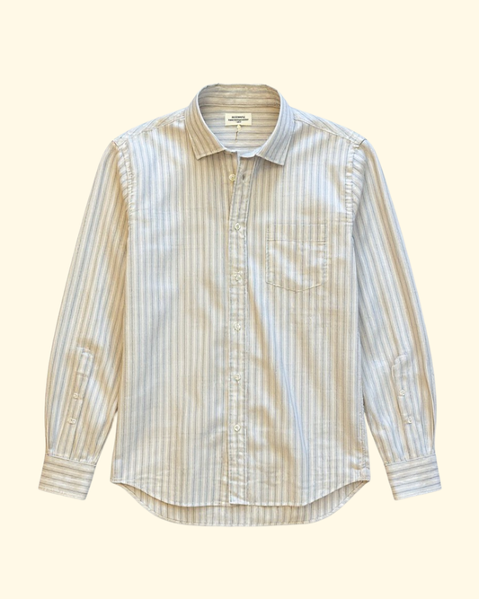 Paul Woven Seersucker Stripe | Blue & Ivory