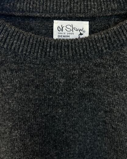 Crewneck Wool Sweater | Charcoal Grey
