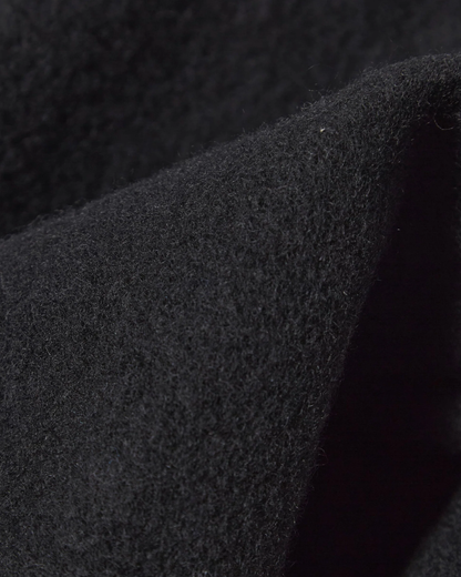 Wool Fleece Field Jacket | Black