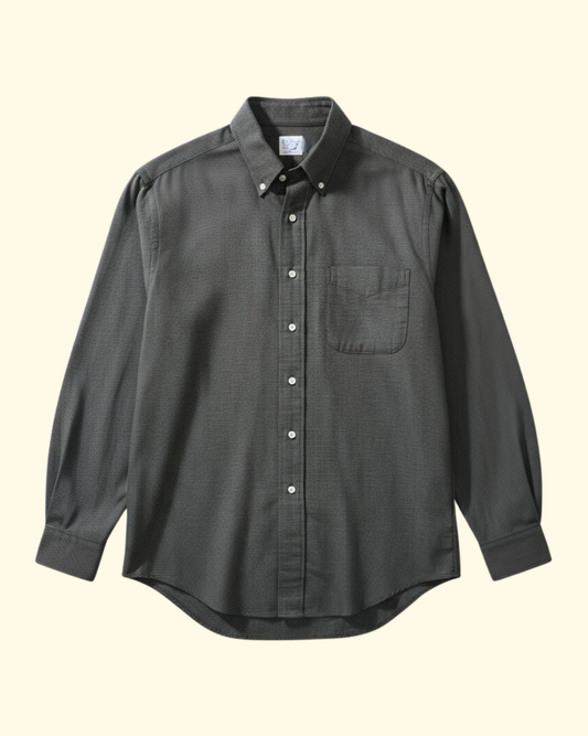 Flannel Shirt | Charcoal Gray