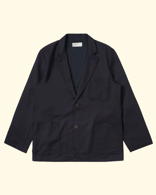 Two Button Travel Suiting Jacket | Navy