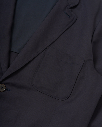 Two Button Travel Suiting Jacket | Navy