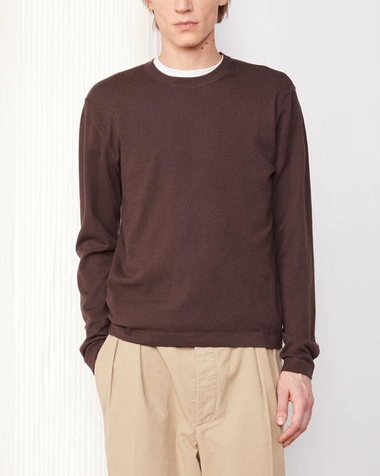 Cotton Lyocell Wool Tee | Iced Coffee