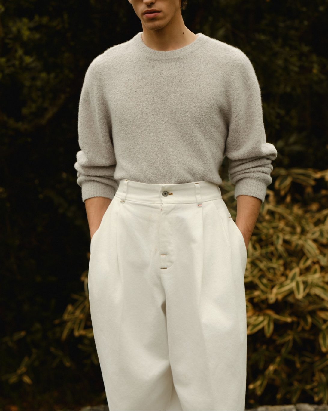 Boucle Crewneck | Sand