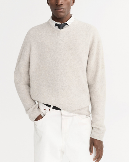 Boucle Crewneck | Sand