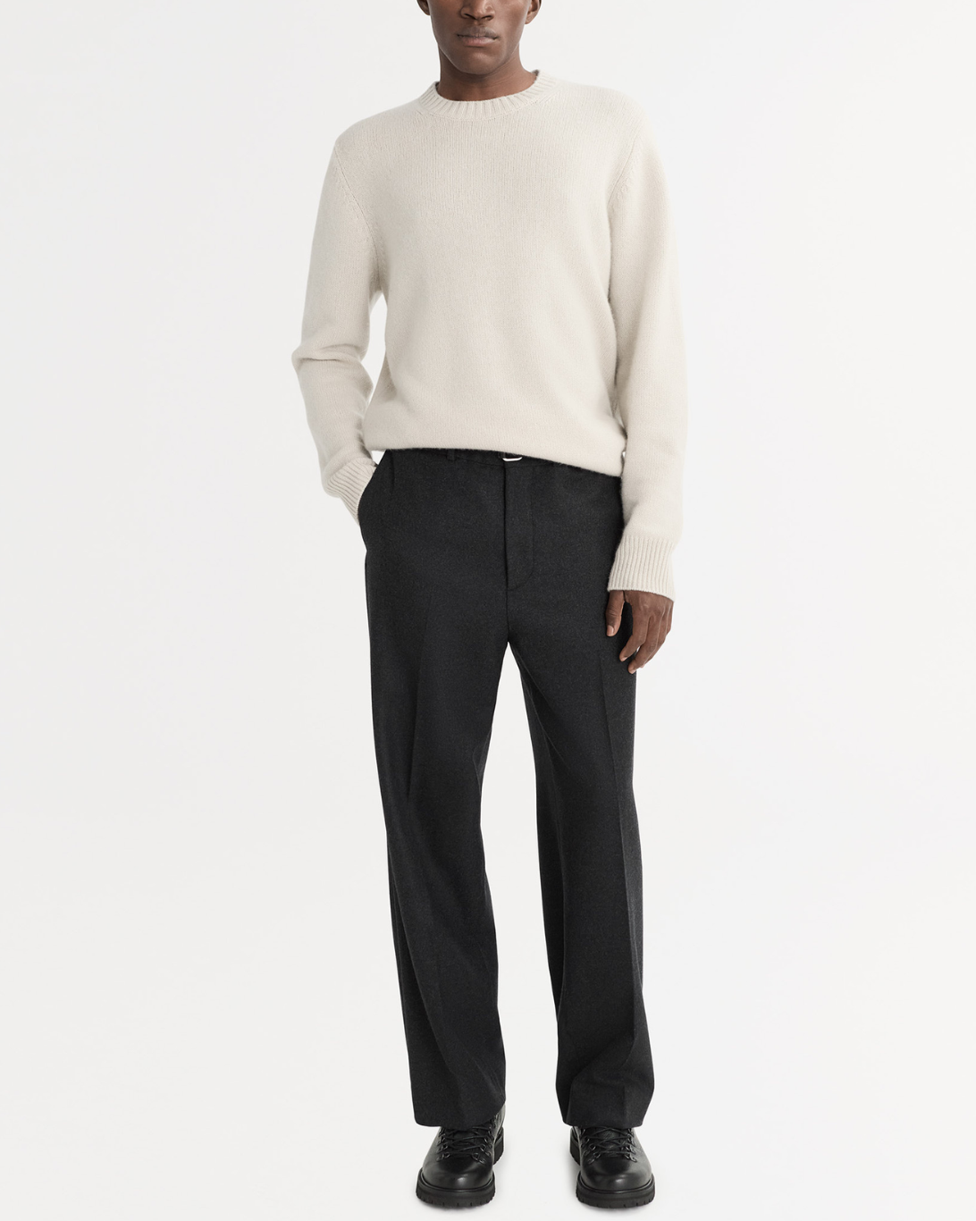 Men's Chunky Crewneck | Chalk