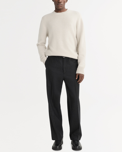 Men's Chunky Crewneck | Chalk