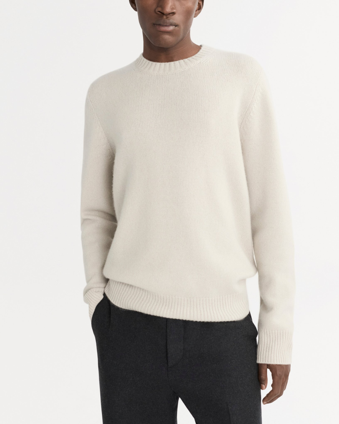 Men's Chunky Crewneck | Chalk