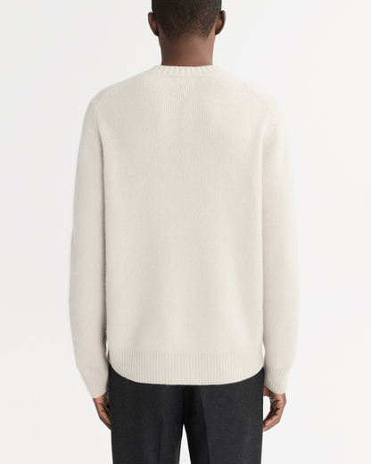Men's Chunky Crewneck | Chalk