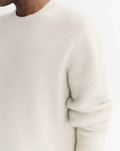 Men's Chunky Crewneck | Chalk