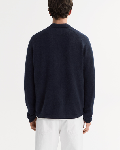 Men's Shirt Cardigan | Navy