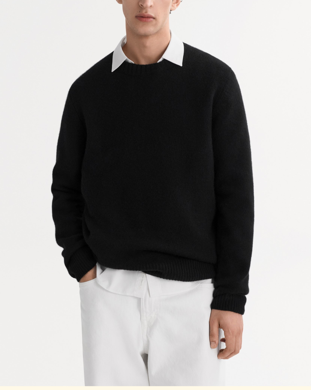 Men's Chunky Crewneck | Black