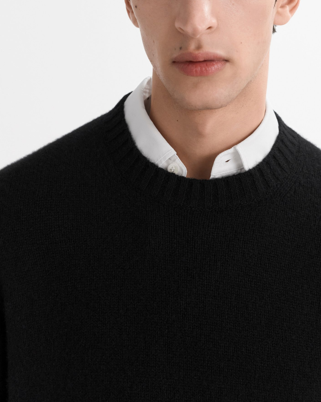 Men's Chunky Crewneck | Black