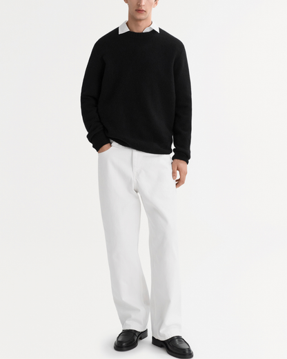 Men's Chunky Crewneck | Black