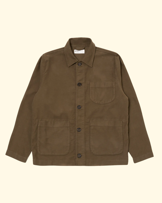 Field Jacket | Khaki Moleskin