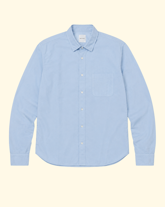 Regular Collar Shirt | Saxe Blue