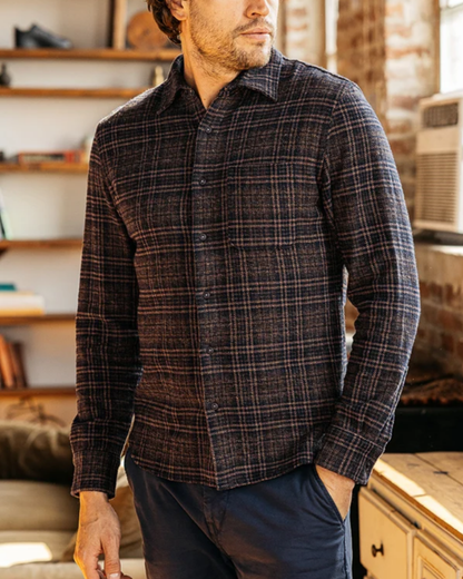 The Ripper Triple Twisted Plaid Shirt | Heritage Brown