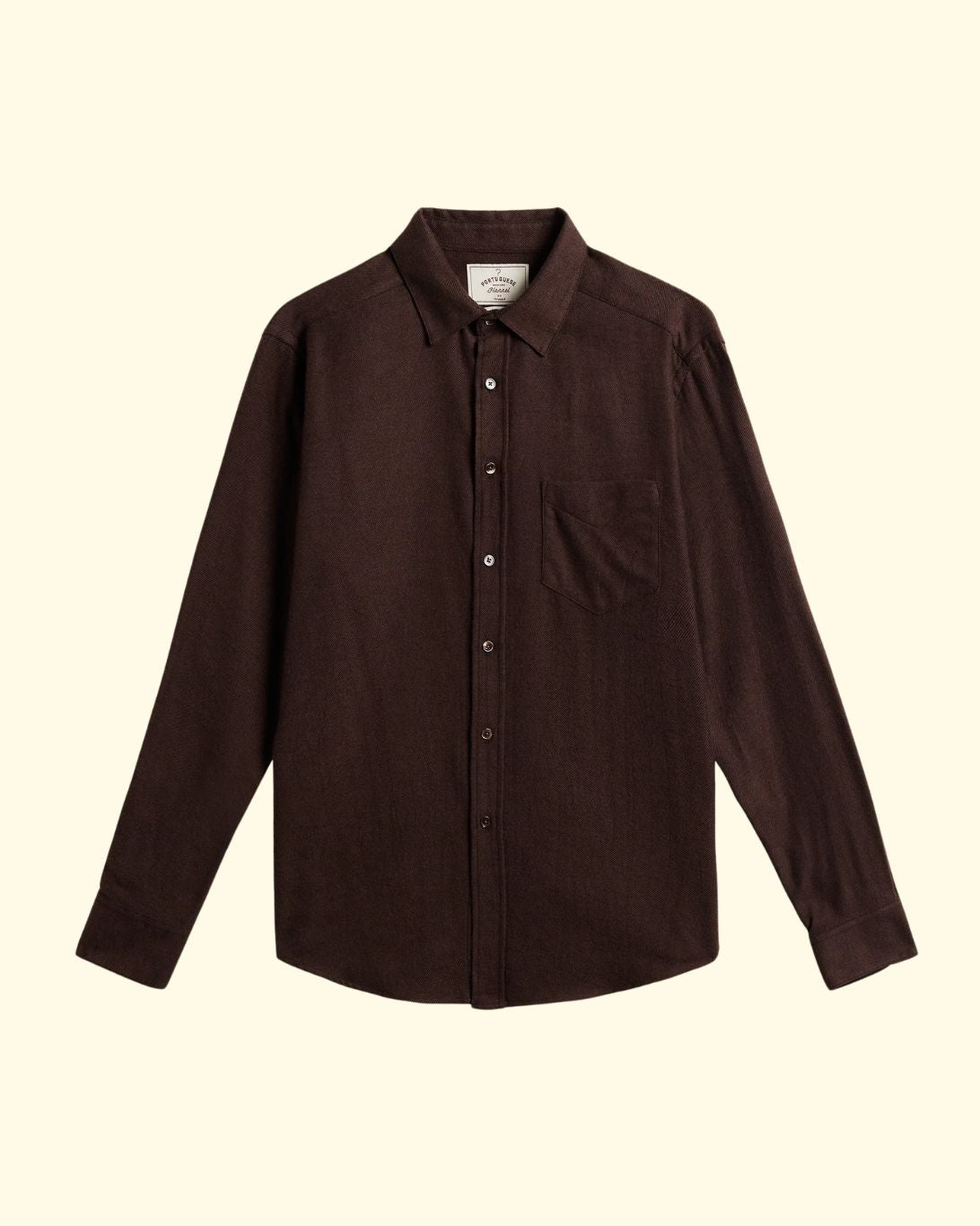 Teca Brushed Flannel | Brown