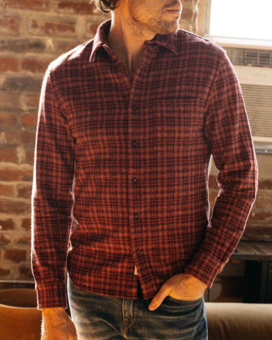 The Ripper Triple Twisted Plaid Shirt | Ember