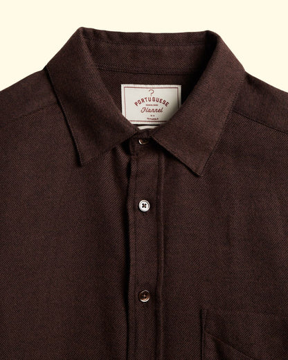 Teca Brushed Flannel | Brown