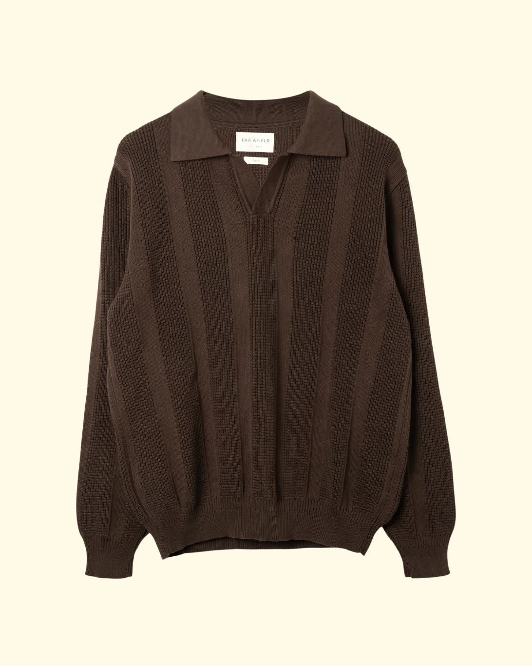Clifford Knitted Polo | Brown
