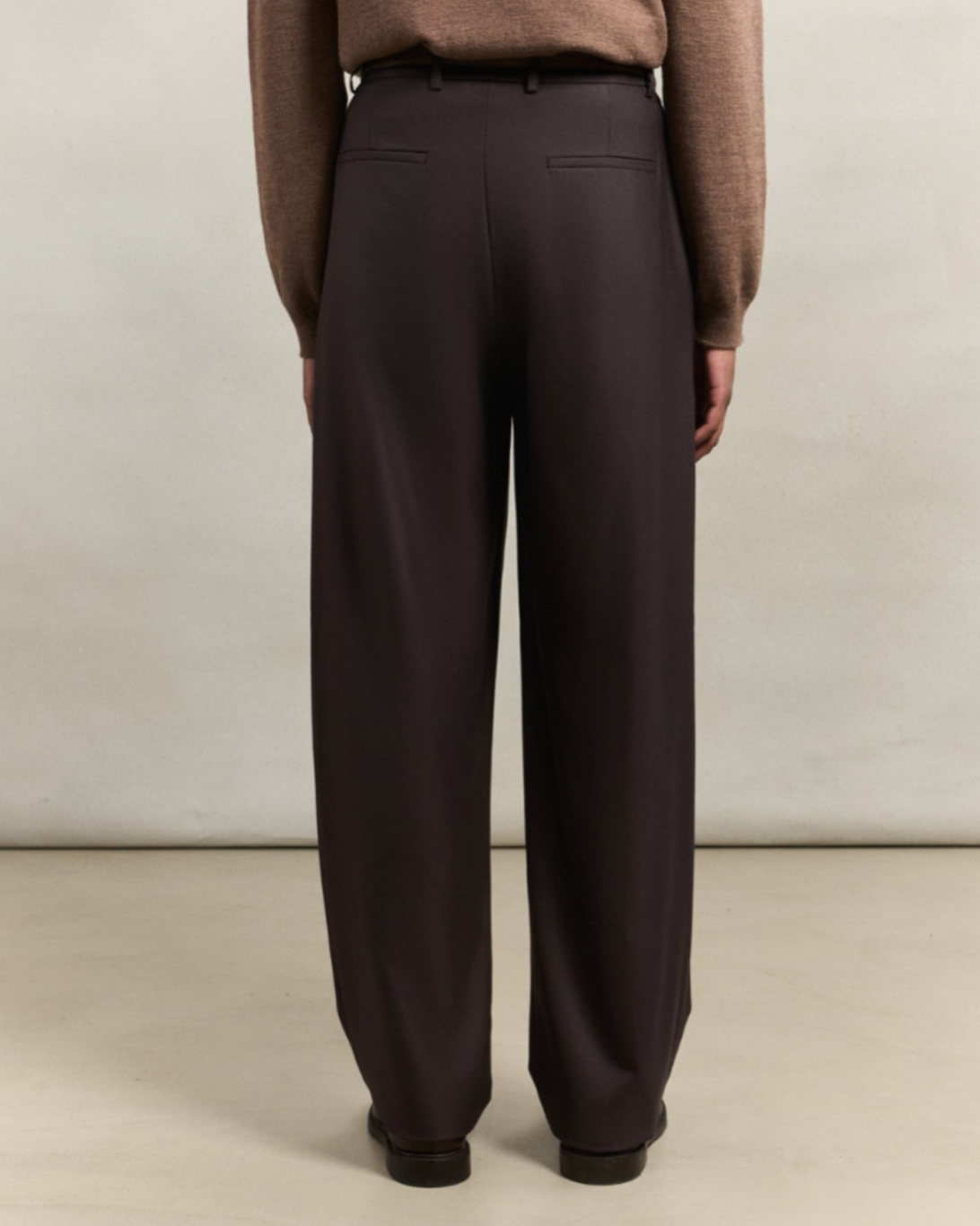 Grandad Trousers | Dark Brown