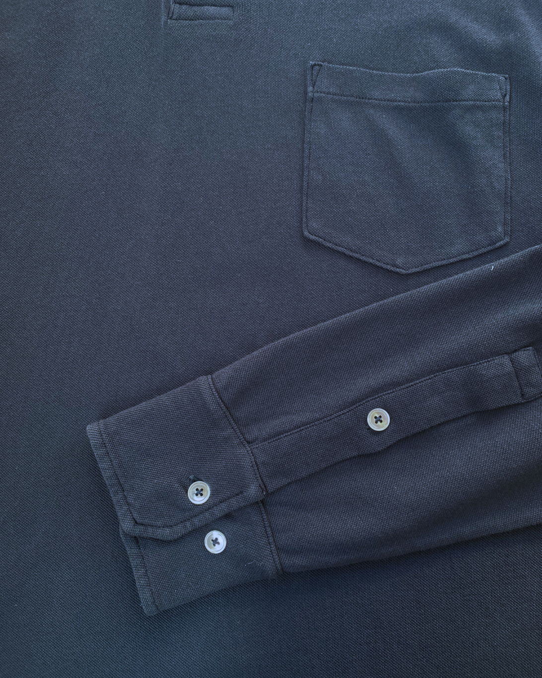 L/S Piqué Polo | Dark Navy