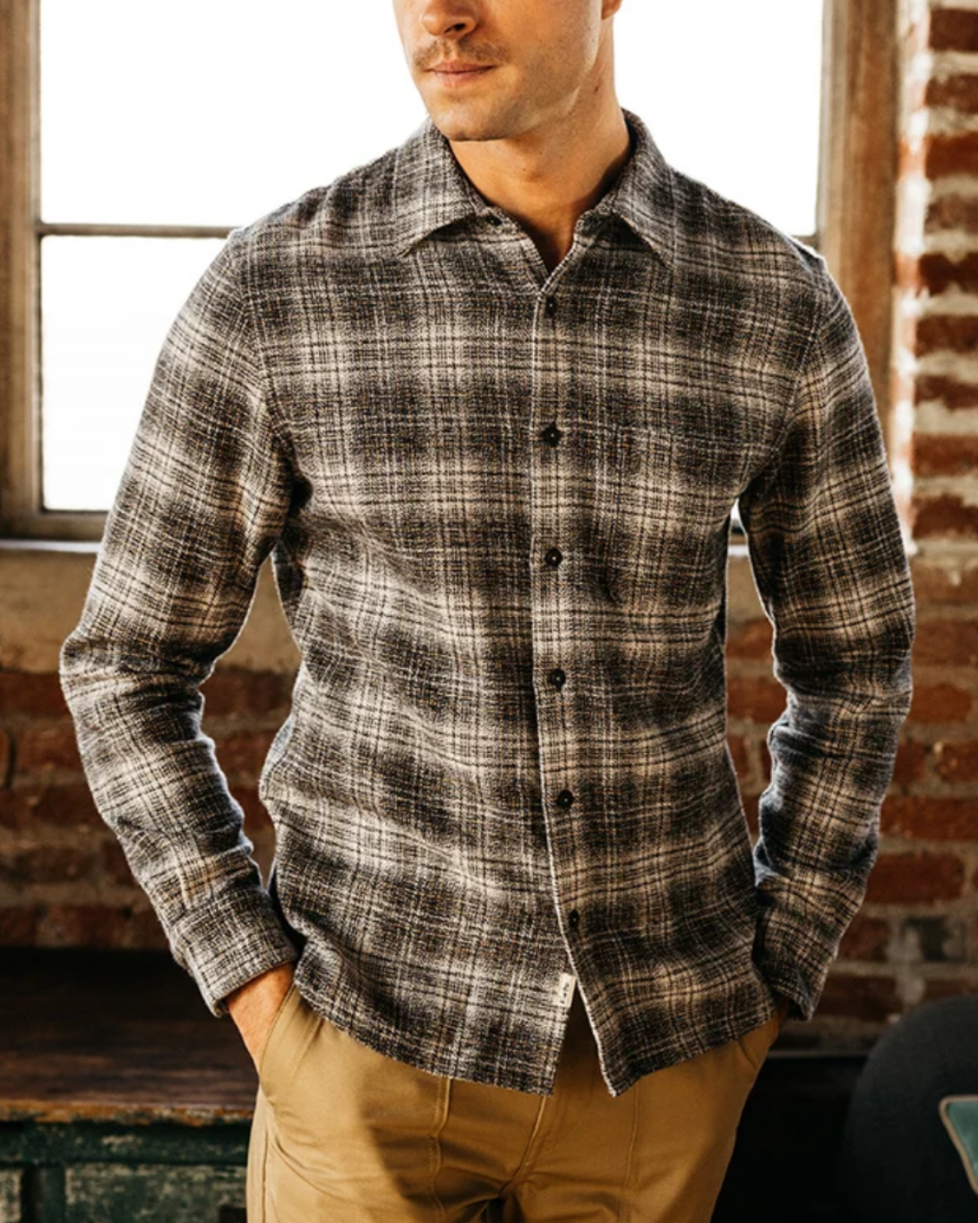The Ripper Triple Twisted Plaid Shirt | Frost