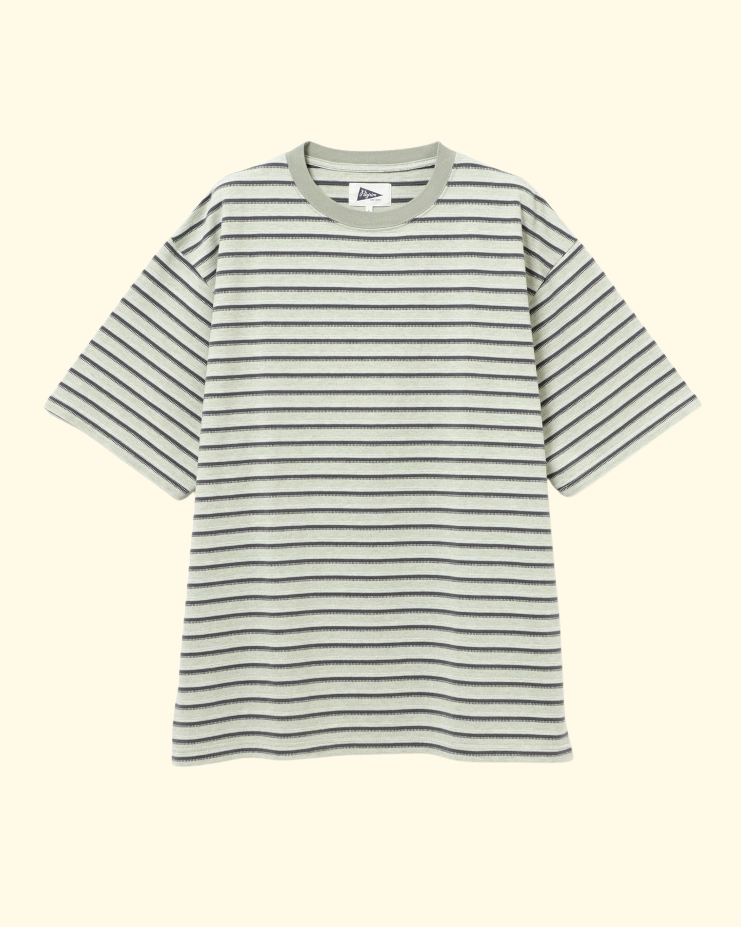 Tucker Striped Tee | Sage