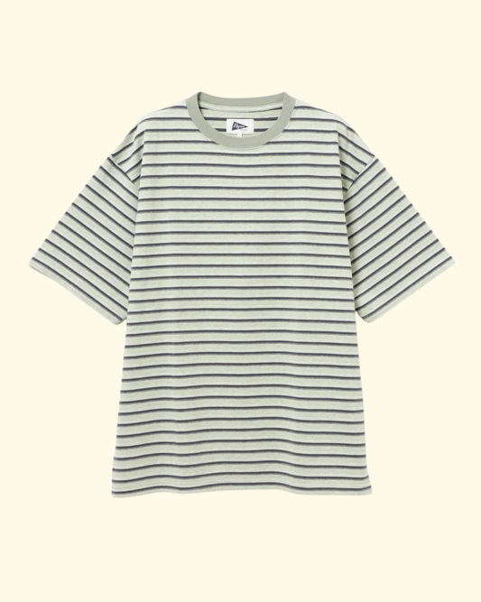 Tucker Striped Tee | Sage