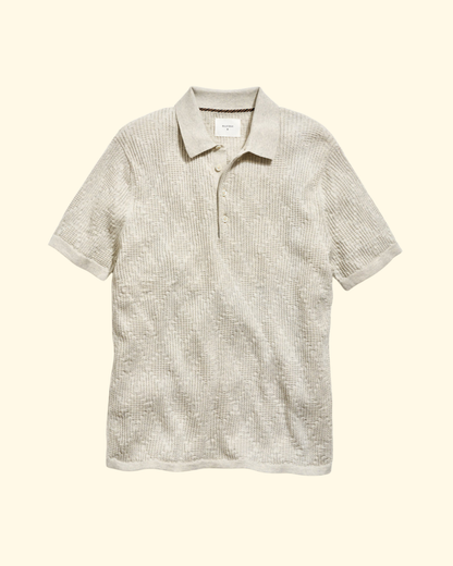 Diamond Polo | Heather Grey