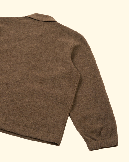 Wool Rams Jacket | Brown Marl
