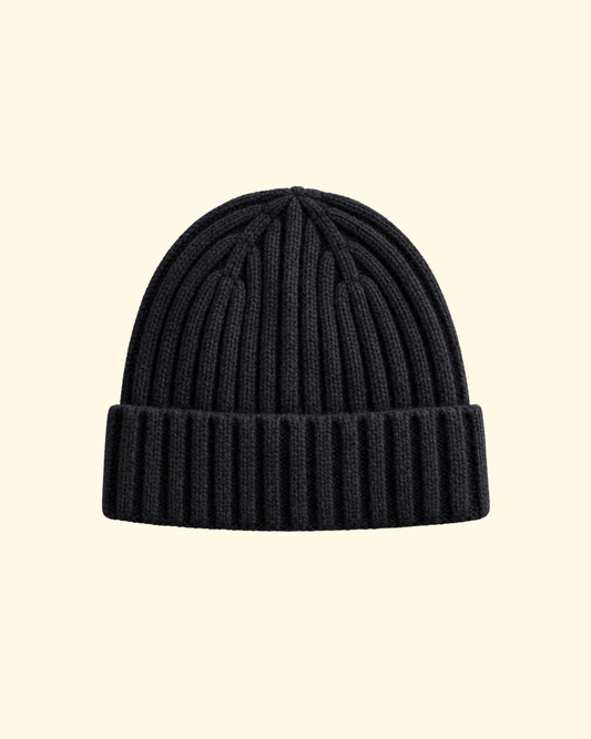 Cashmere Beanie | Black