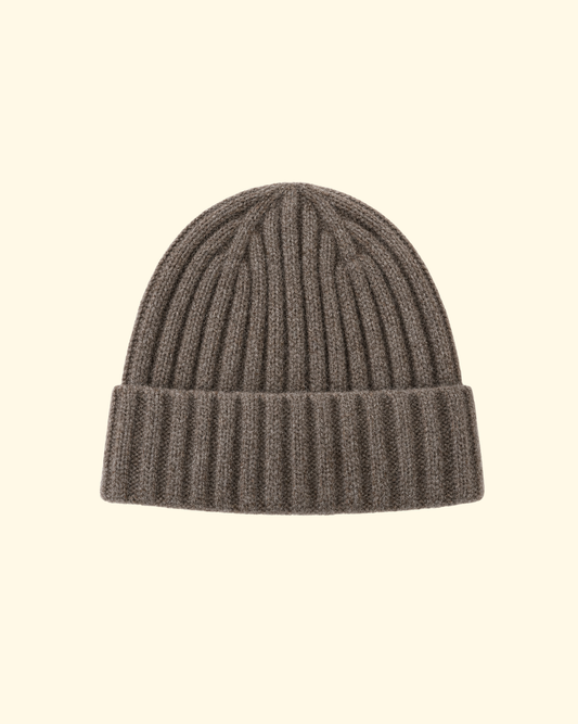 Cashmere Beanie | Mushroom