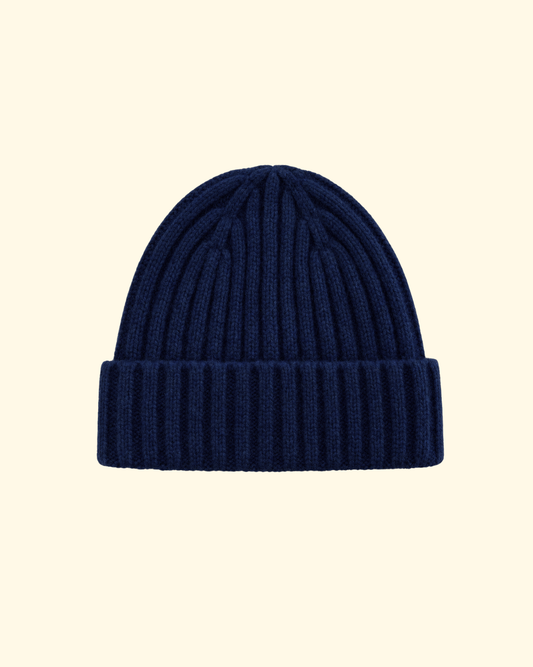 Cashmere Beanie | Navy