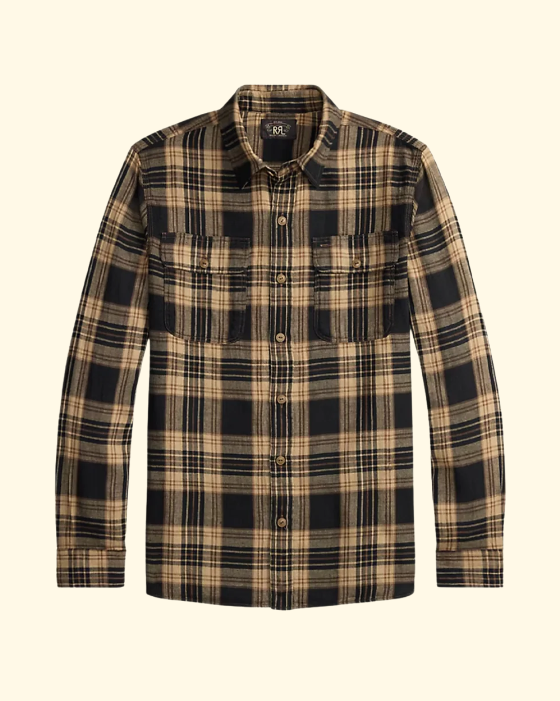 Greyson Workshirt | Black Brown Tan