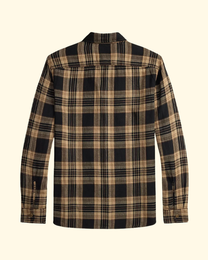 Greyson Workshirt | Black Brown Tan