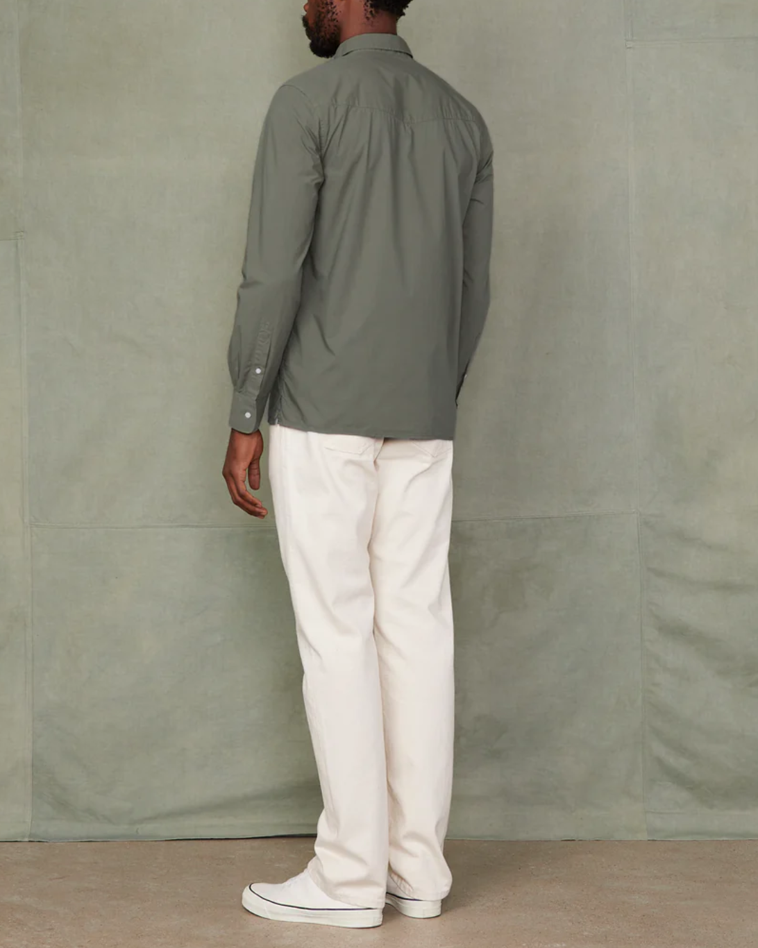 Soft Collar Shirt | Olive