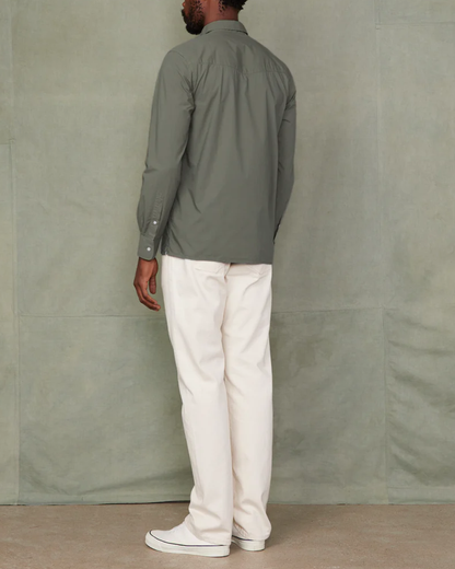 Soft Collar Shirt | Olive