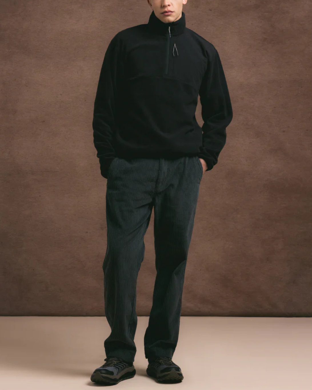 Aberfeldy Fleece | Black Polar