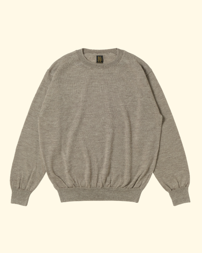 Wool Crew Neck | Beige
