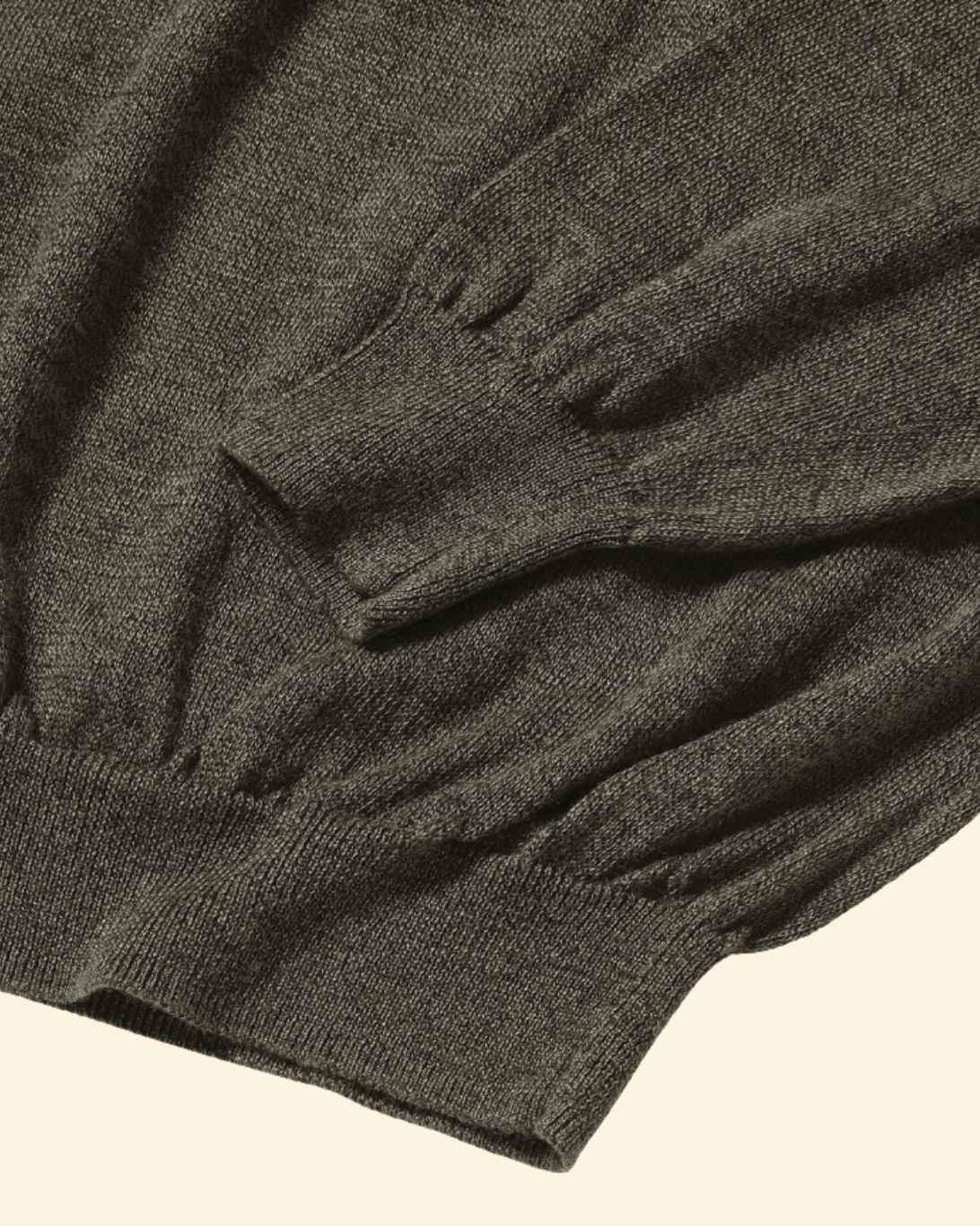 Wool Crew Neck | Olive
