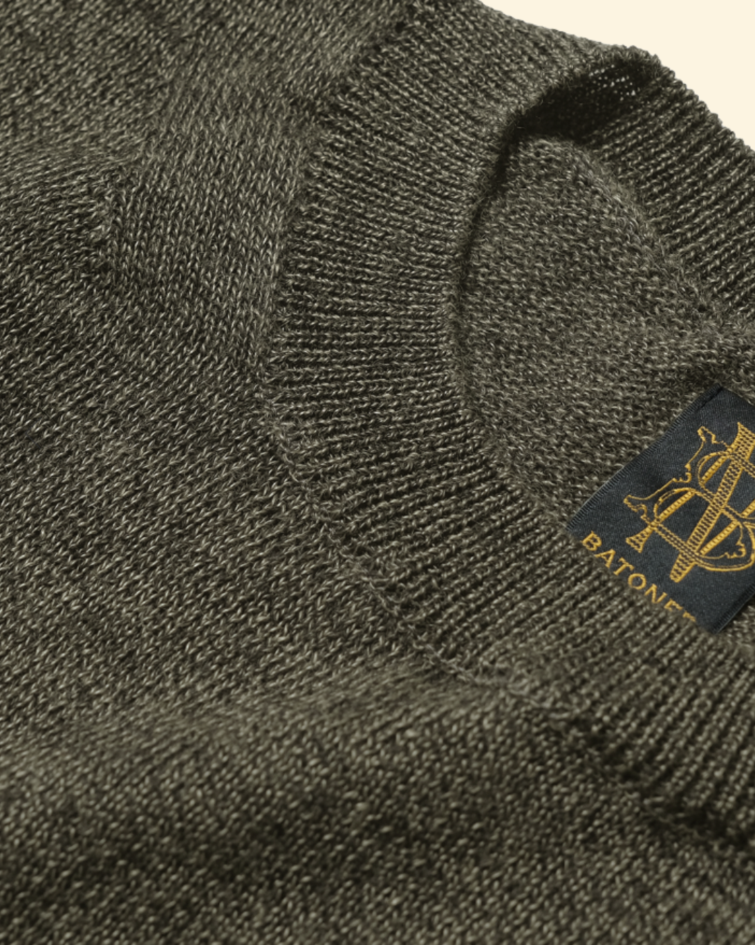 Wool Crew Neck | Olive
