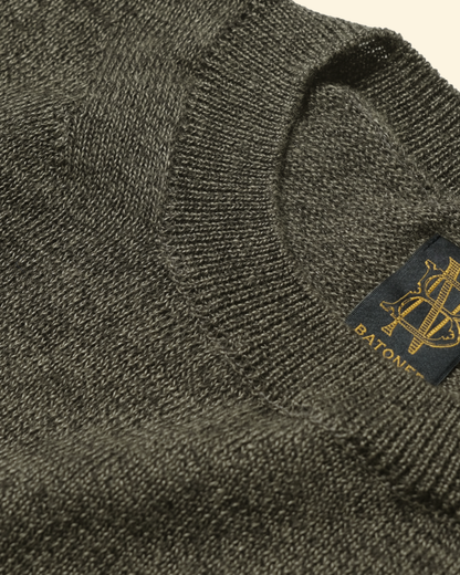 Wool Crew Neck | Olive