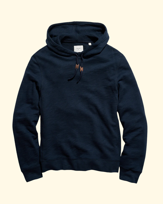 French Terry Hoodie | Carbon Blue